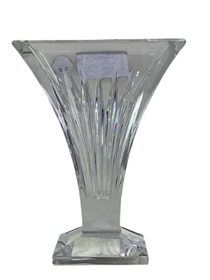 Lot 224 - WATERFORD CRYSTAL CLARION VASE