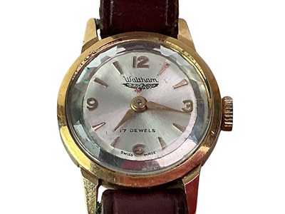 Lot 288 - VINTAGE LADY'S WALTHAM MANUAL WIND WRIST WATCH