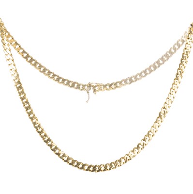 Lot 654 - GOLD NECK CHAIN