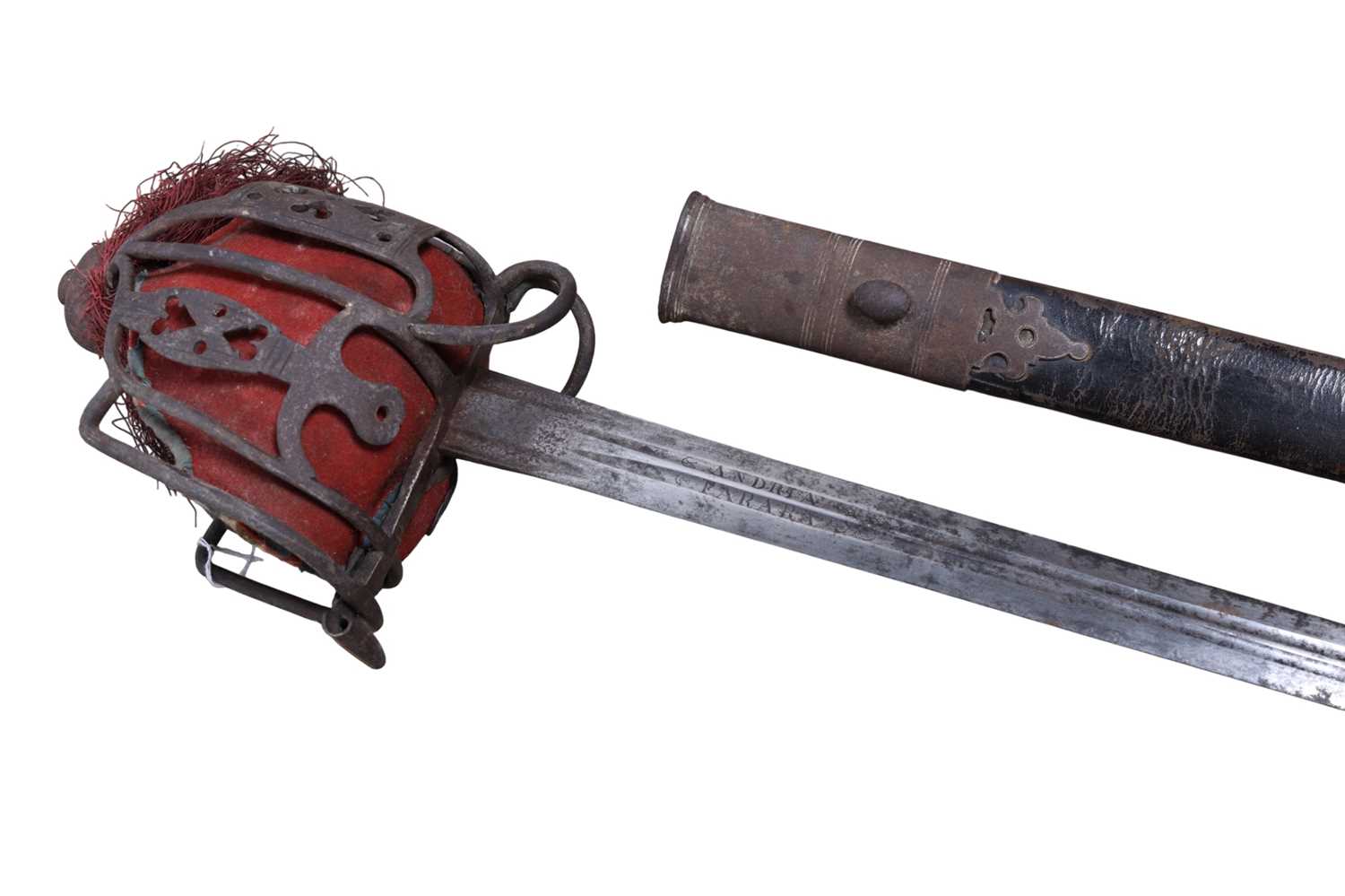 Lot 1176 - SCOTTISH BASKET HILT SWORD