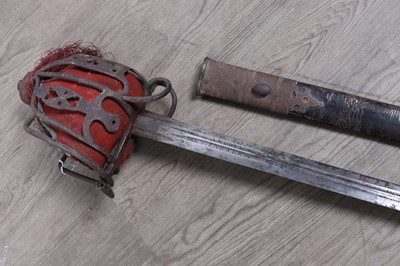 Lot 1176 - SCOTTISH BASKET HILT SWORD
