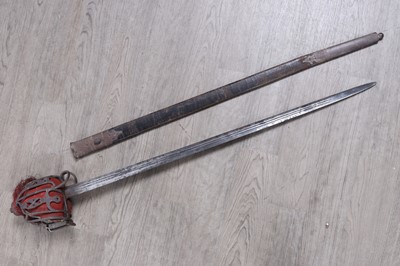 Lot 1176 - SCOTTISH BASKET HILT SWORD