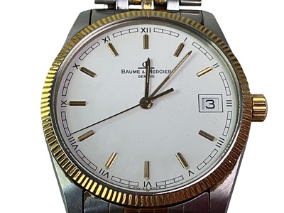 Lot 329 - GENT'S BAUME & MERCIER QUARTZ WRIST WATCH