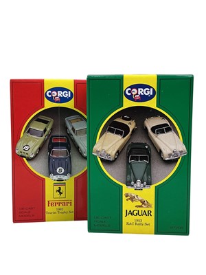 Lot 291 - CORGI BOXED FERRARI 1962 TOURIST TROPHY SET