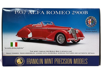 Lot 293 - FRANKLIN MINT 1937 ALFA ROMEO 2900B