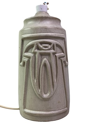 Lot 441 - STONEWARE TABLE LAMP