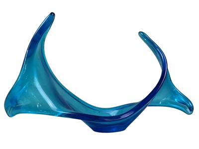 Lot 244 - TWO MURANO STYLE GLASS BOWLS