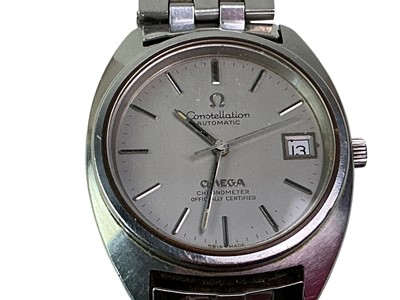 Lot 464 - GENT'S VINTAGE OMEGA CONSTELLATION AUTOMATIC WRIST WATCH