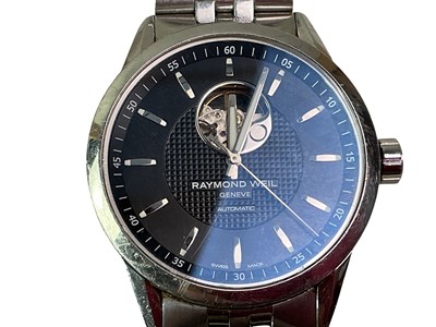 Lot 462 - GENT'S RAYMOND WEIL AUTOMATIC WRIST WATCH