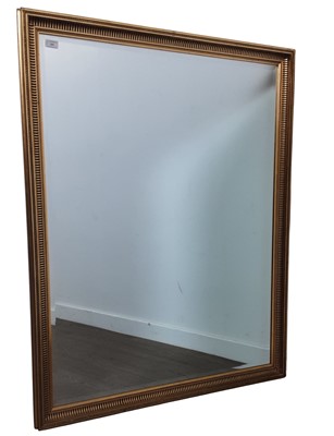 Lot 259 - LARGE GILT FRAMED WALL MIRROR