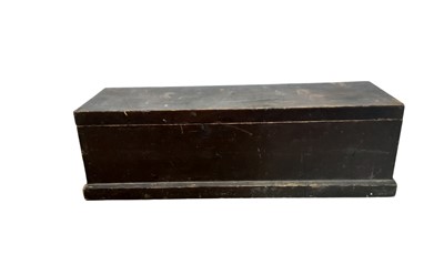 Lot 417 - LARGE WOOD TOOL CHEST