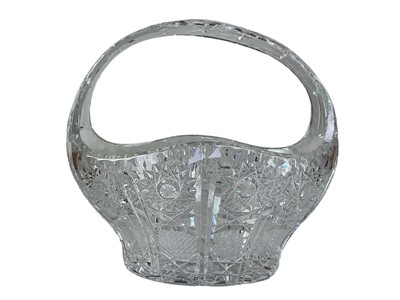 Lot 465 - EDWARDIAN GLASS WATER JUG