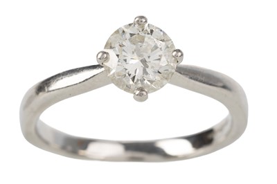 Lot 507A - DIAMOND SOLITAIRE RING