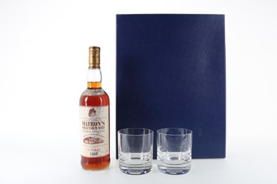 Lot 379 - MACALLAN 1980 18 YEAR OLD 'MATRON'S MILLENNIUM MALT' GIFT SET WITH GLASSES