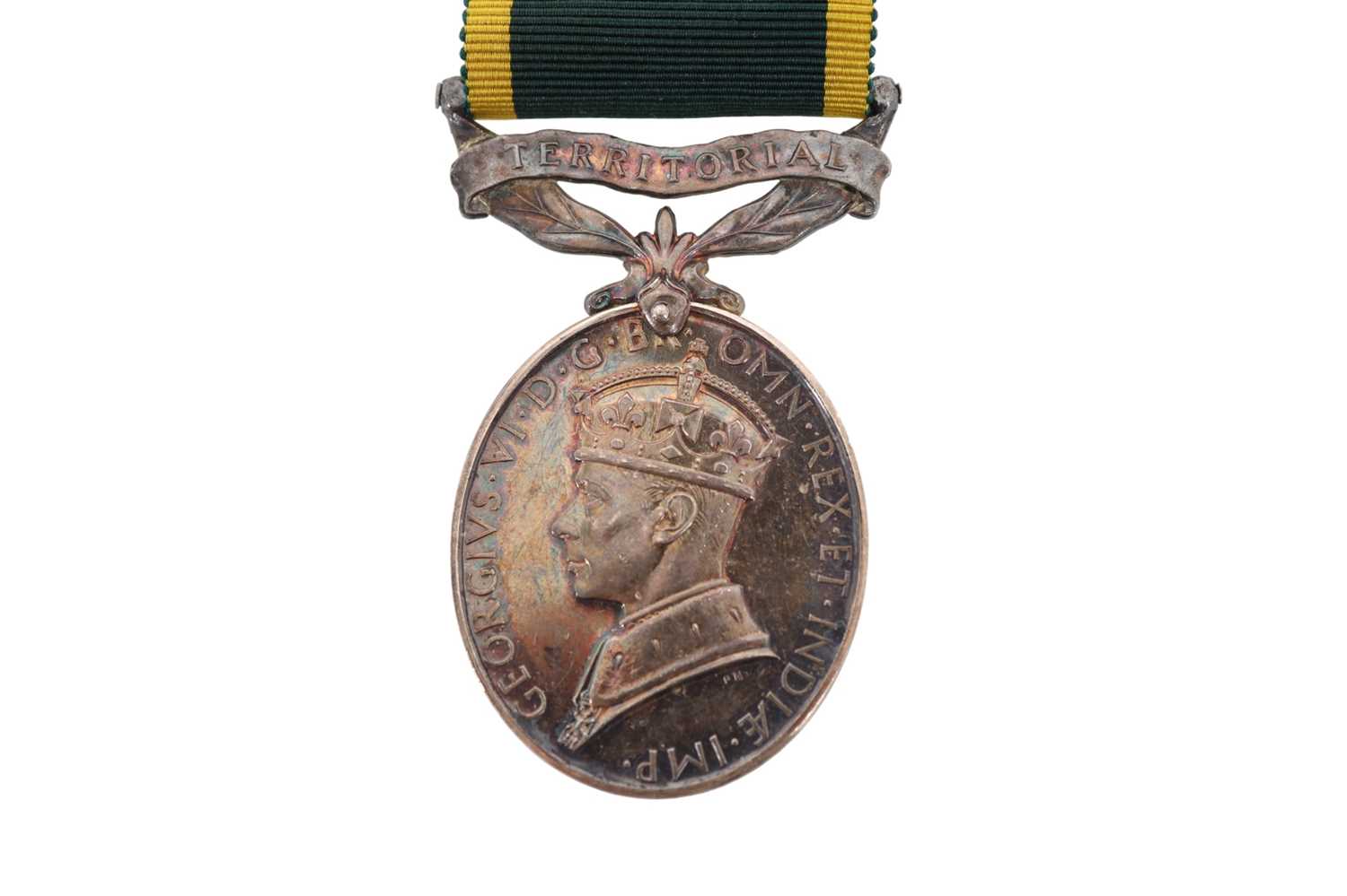 Lot 1181 - WORLD WAR II, THE TERRITORIAL EFFICIENCY MEDAL