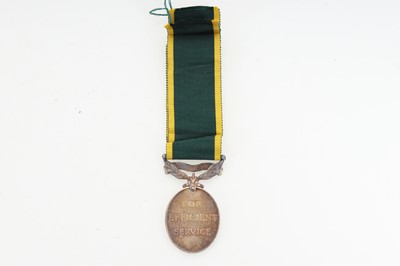 Lot 1181 - WORLD WAR II, THE TERRITORIAL EFFICIENCY MEDAL