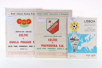 Lot 1746 - CELTIC F.C. LISBON LIONS INTEREST: 1967 EUROPEAN CUP FINAL PROGRAMME