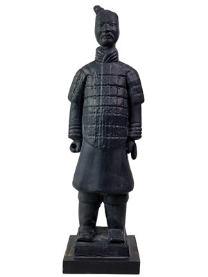 Lot 539 - CHINESE 'TERRACOTTA WARRIOR' FIGURE