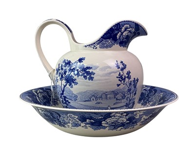 Lot 542 - WEDGWOOD EWER AND BASIN