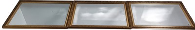 Lot 530 - FIVE GILT FRAMED MIRRORS