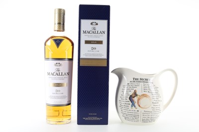 Lot 10 - MACALLAN GOLD DOUBLE CASK AND BRANDED WATER JUG