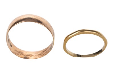 Lot 774 - TWO WEDDING RINGS