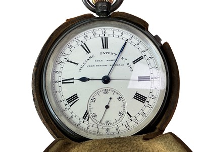 Lot 520 - GEORGE V SILVER POCKET WATCH