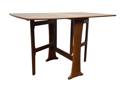 Lot 501 - TEAK GATE LEG DINING TABLE