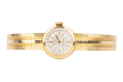 Lot 896 - LADY'S ARLY INCABLOC EIGHTEEN CARAT GOLD BRACELET WATCH