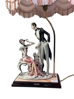 Lot 433 - FLORENCE FIGURAL TABLE LAMP