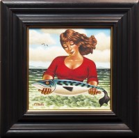 Lot 18 - * GRAHAM MCKEAN, THE GIFT oil on canvas,...