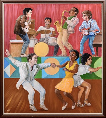 Lot 315 - JOHN JOHNSTONE SSA (SCOTTISH b. 1941)