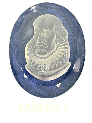 Lot 640 - DANBURY MINT. THE ROYAL CRYSTAL CAMEOS