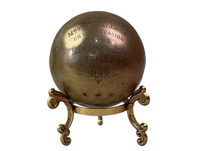 Lot 622 - SILVER PRESENTATION BOWLING JACK