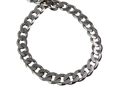 Lot 637 - SILVER CURB CHAIN