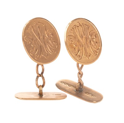 Lot 462A - PAIR OF CUFFLINKS