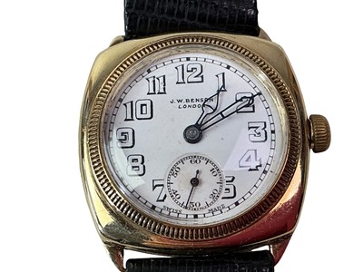 Lot 658 - VINTAGE J.W. BENSON WRISTWATCH