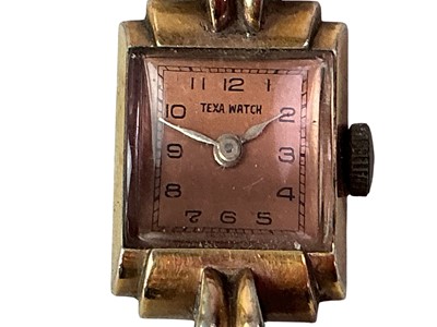 Lot 659 - LADY'S VINTAGE GOLD BRACELET WATCH
