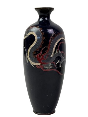 Lot 635 - JAPANESE CLOISONNE VASE