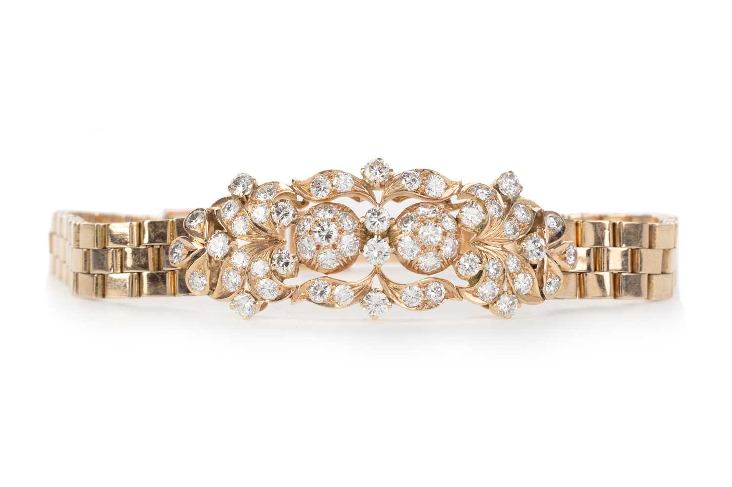 Lot 474A - DIAMOND BRACELET