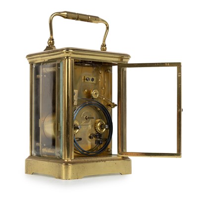 Lot 1000 - BRASS CARRIAGE CLOCK