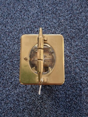 Lot 1000 - BRASS CARRIAGE CLOCK