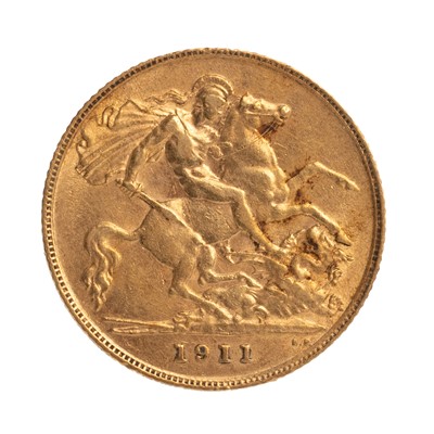 Lot 51 - GEORGE V GOLD HALF SOVEREIGN