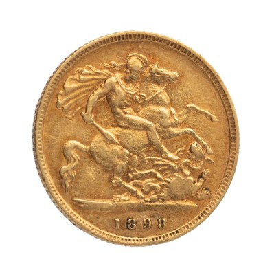 Lot 52 - VICTORIA GOLD HALF SOVEREIGN