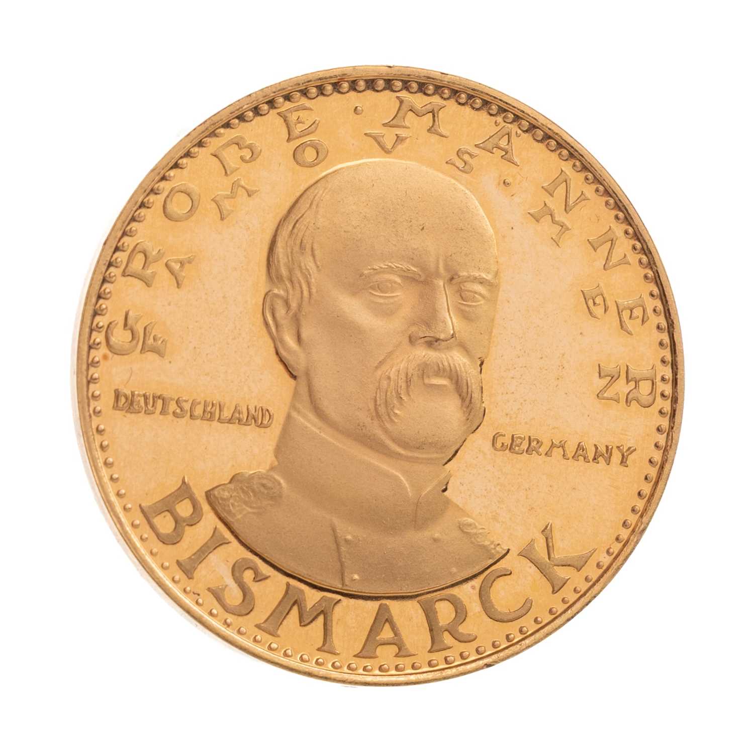 Lot 53 - BISMARCK GOLD COMMEMORATIVE COIN