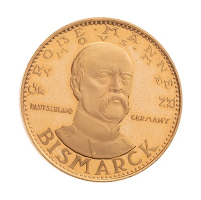 Lot 53 - BISMARCK GOLD COMMEMORATIVE COIN