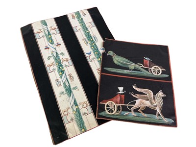 Lot 28 - GROUP OF GRAND TOUR POMPEI RELATED DRAWINGS AND PICTURES