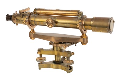 Lot 1008 - BRASS THEODOLITE