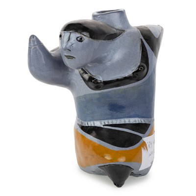 Lot ACCOLAY FRENCH POTTERY ABSTRACT FIGURE