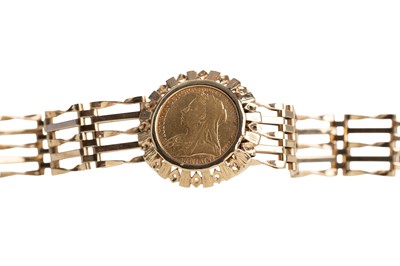 Lot 54 - VICTORIA GOLD SOVEREIGN BRACELET